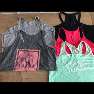 Lot of 5: Old Navy workout tank tops